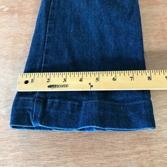 Vintage Levi's 529 Curvy Boot Cut Jeans Women 29 Blue Mid Rise Dark Wash 18271 - Picture 7 of 14